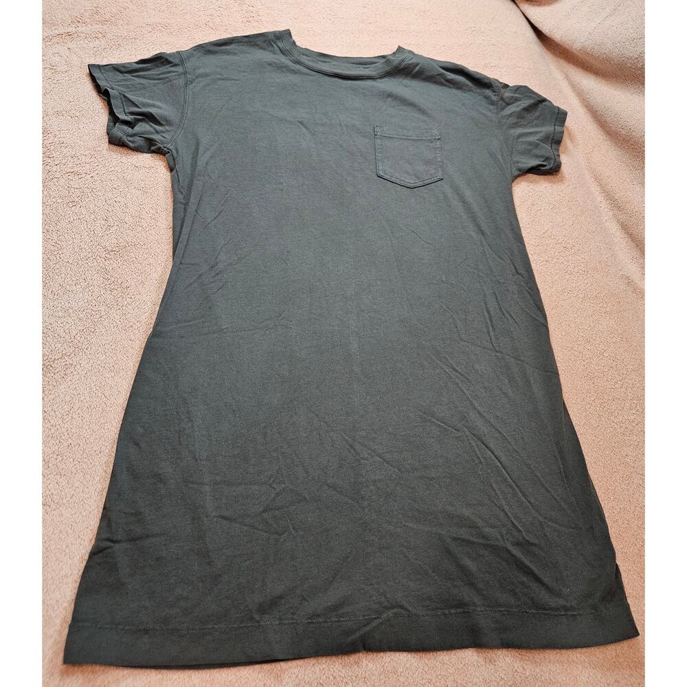 Old Navy Women's Size Medium Gray Short Sleeve Pocket T-Shirt Dress